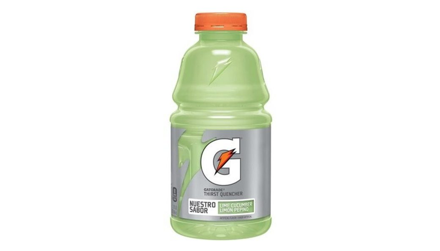 Order Gatorade G Series Thirst Quencher Lime Cucumber 32 oz Bottle food online from Village Liquor store, Lancaster on bringmethat.com