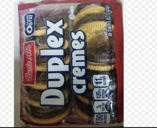 Order Uncle Al’s Duplex Cremes Cookies (5 oz) food online from W Z Food Market store, Roosevelt on bringmethat.com