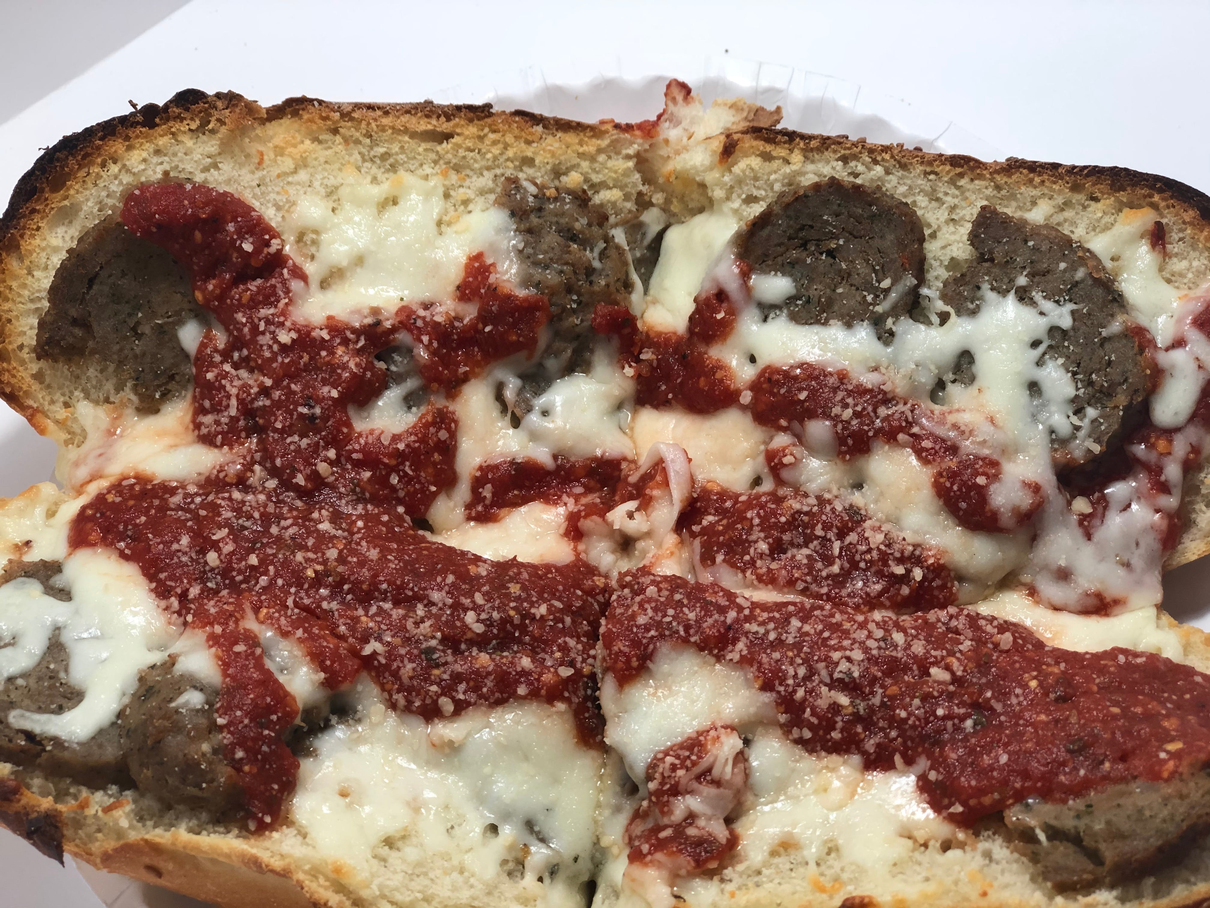 Order Meatball Sub - Sub food online from Lombardo Pizza store, Wyoming on bringmethat.com