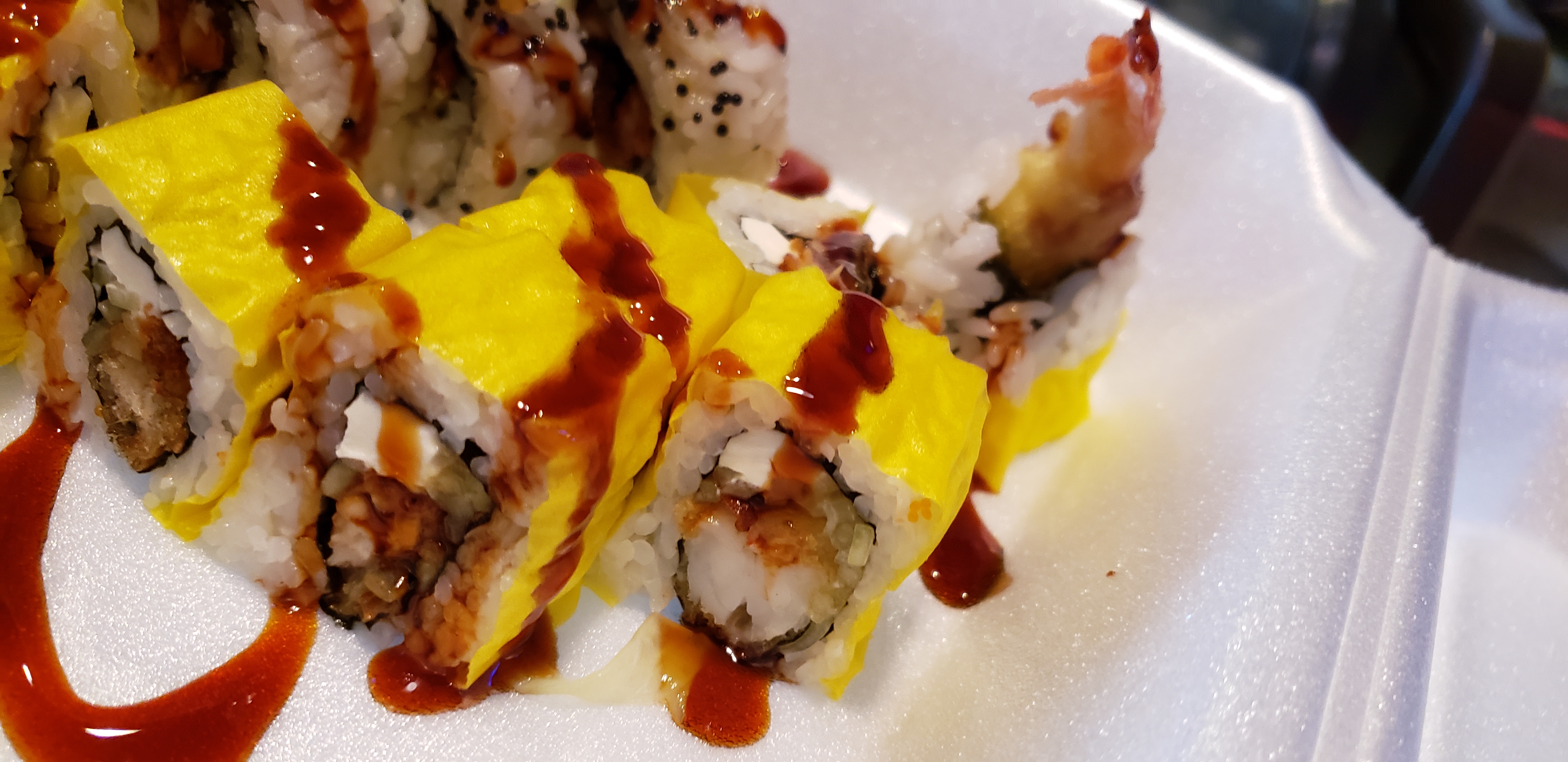 Order Dragon Roll food online from Sushi Zen- Southside store, Savannah on bringmethat.com