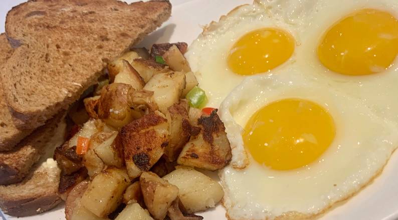 Order 3 Egg Breakfast food online from Cafe 50's store, Los Angeles on bringmethat.com