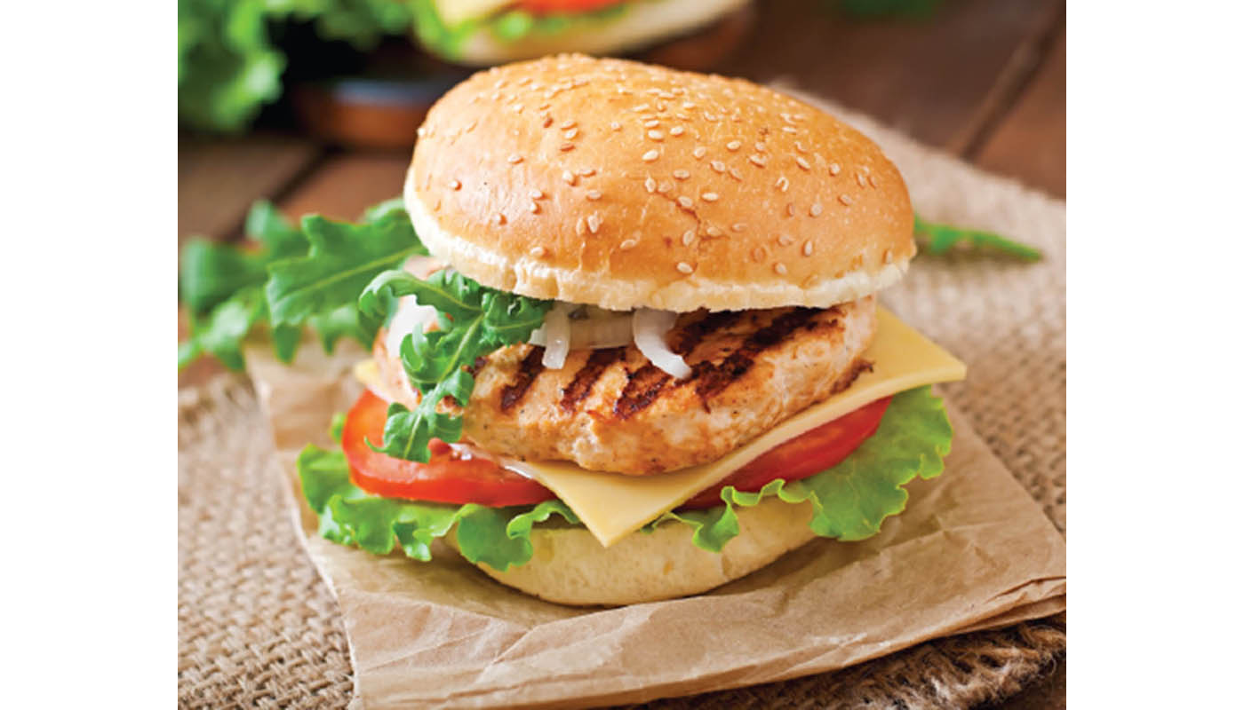 Order 8. Grilled Chicken Burger food online from Nortpoint Deli store, Dallas on bringmethat.com