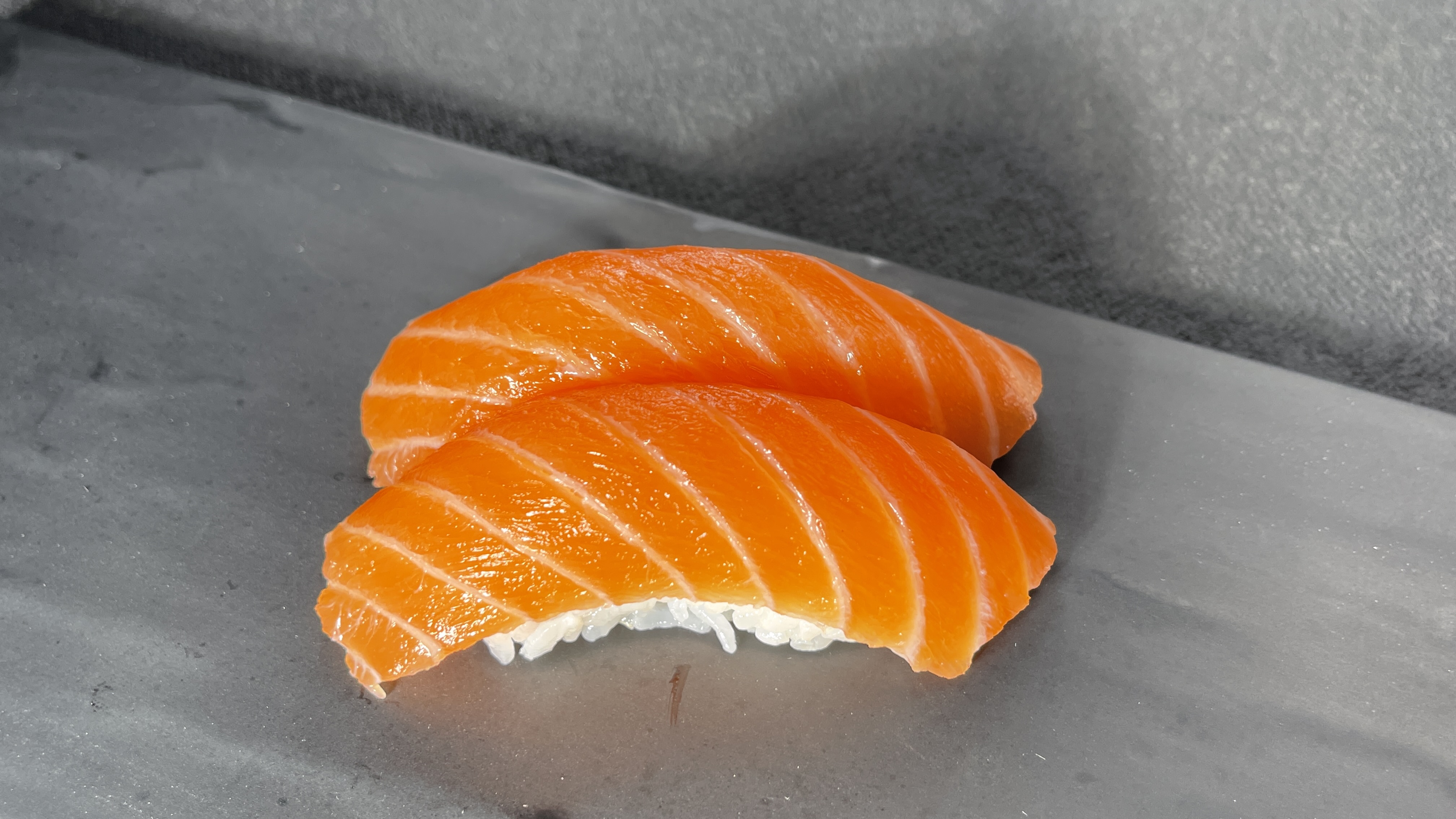 Order 14. Salmon Sushi food online from Miyoda Sushi store, Redondo Beach on bringmethat.com