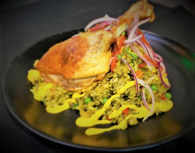 Order Duck Leg Confit & Cilantro Rice food online from Lima store, Concord on bringmethat.com