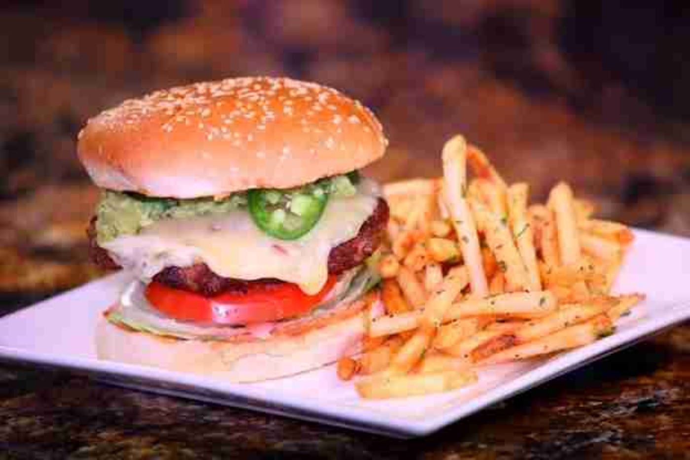 Order South of the Border Burger food online from Skipolini Pizza store, Folsom on bringmethat.com
