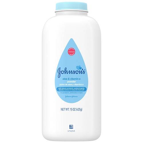 Order Johnson's Baby Powder, Naturally Derived Cornstarch With Aloe & Vitamin E Soothing Aloe & Vitamin E - 15.0 oz food online from Walgreens store, CLEARWATER BEACH on bringmethat.com