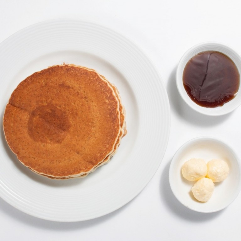 Order Buttermilk Pancakes - Short stack (3) food online from Horseless Carriage store, North Hills on bringmethat.com