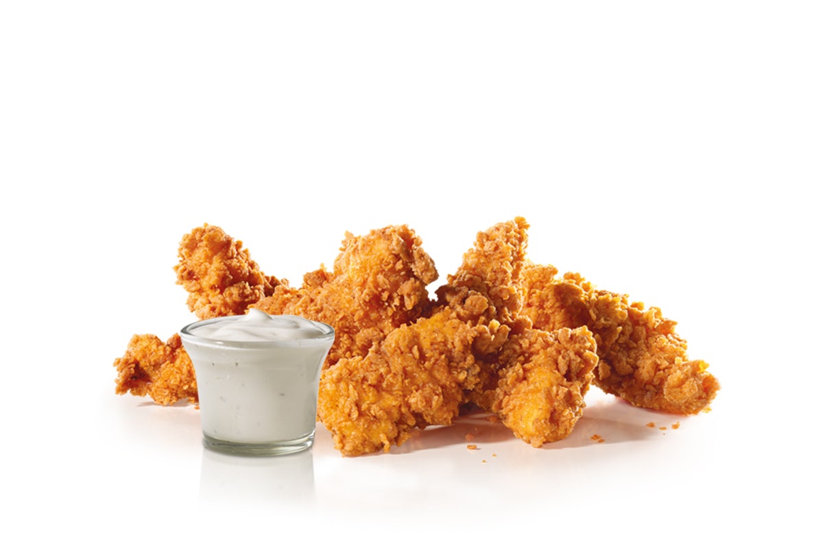 Order 5 Piece - Hand-Breaded Chicken Tenders™ food online from Carl's Jr. store, Los Angeles on bringmethat.com