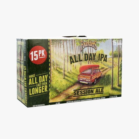Order Founders All Day Session IPA 6 bottles | 5% abv food online from Pink Dot Logan Heights store, San Diego on bringmethat.com