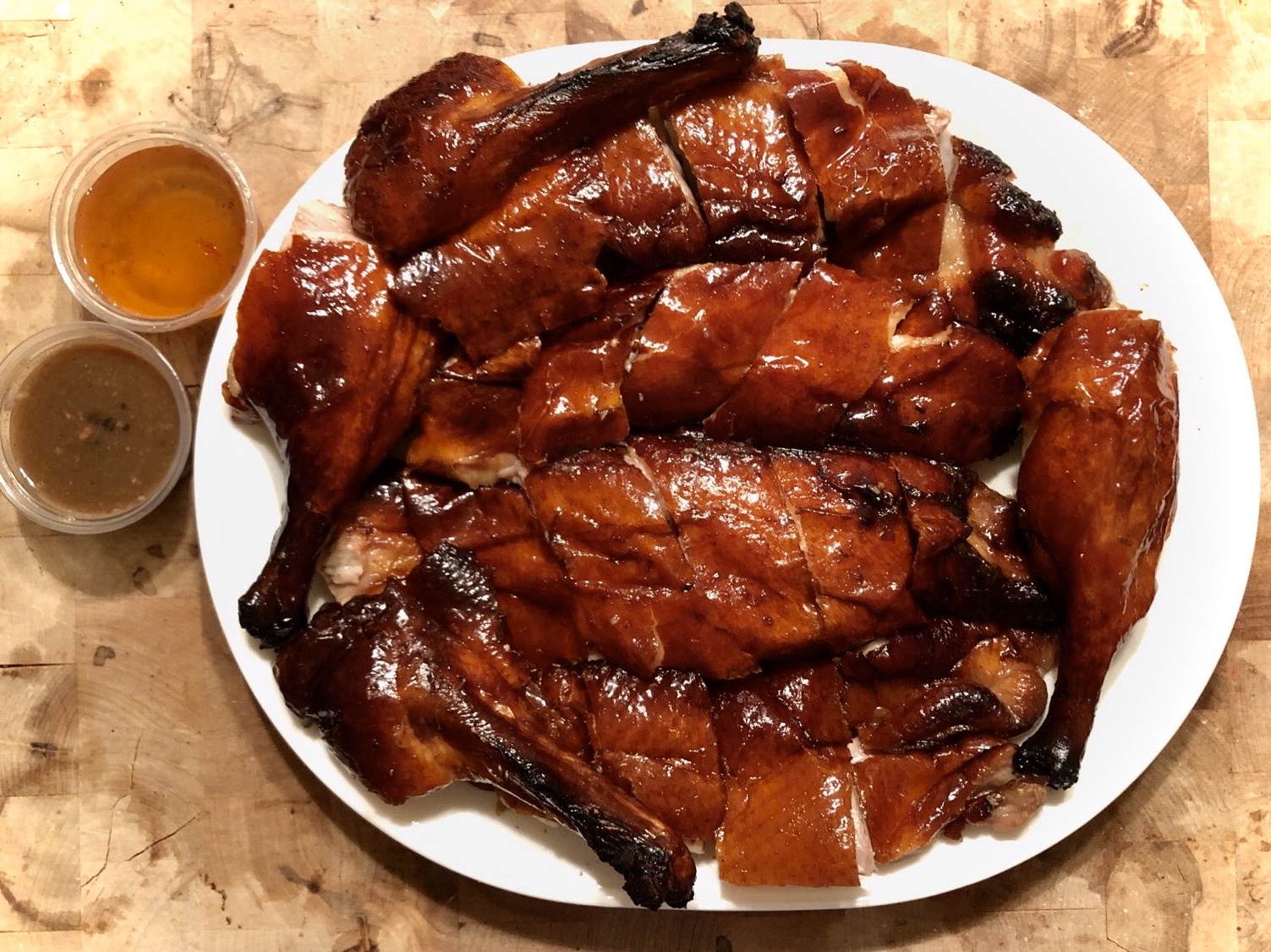 Order Roast Duck - Whole Bird 全隻燒鴨 food online from Go Duck Yourself Crafted By Hing Lung Company store, San Francisco on bringmethat.com