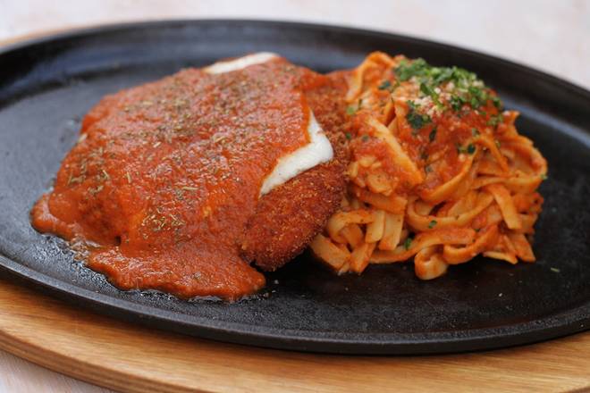 Order Chicken Parmesan (Lunch Portion) food online from Lazy Dog Restaurant & Bar store, Naperville on bringmethat.com