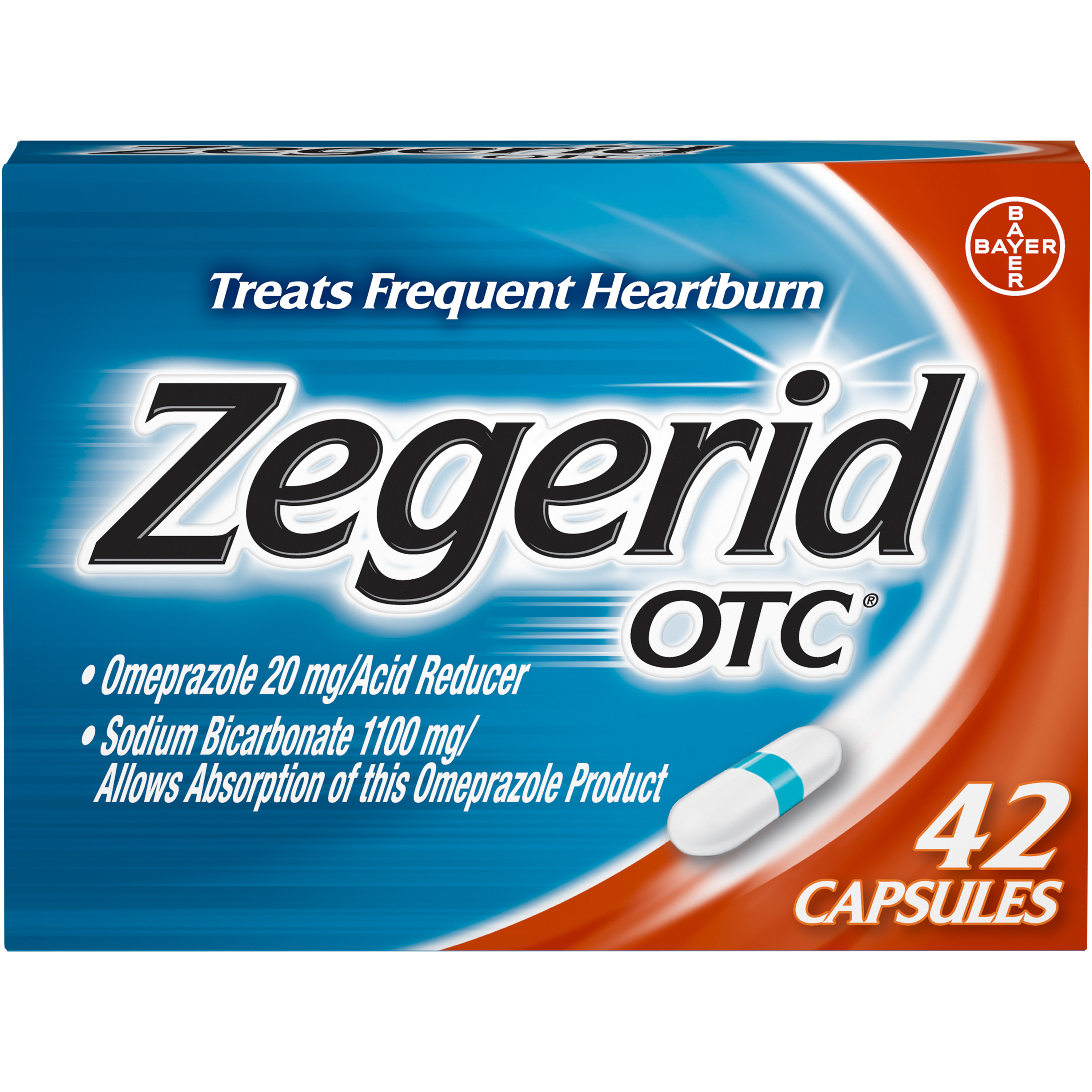 Order Zegerid OTC Acid Reducer - 42 capsules food online from Rite Aid store, Redwood City on bringmethat.com