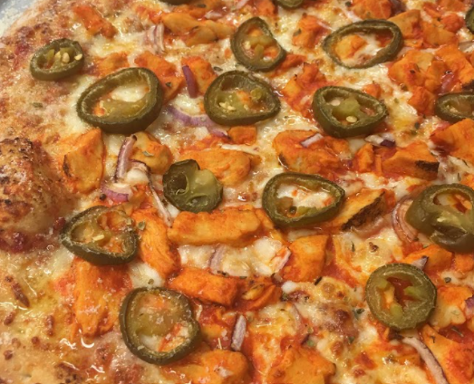 Order Buffalo Chicken Pizza food online from Krazy Karl's Pizza and Sport Bar store, Fort Collins on bringmethat.com