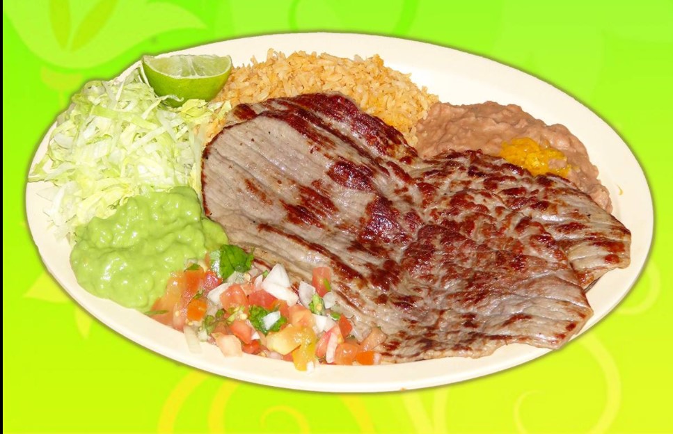 Order Carne Asada Plate food online from Alberta Mexican Food store, Los Angeles on bringmethat.com