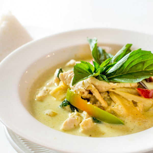 Order Green Curry*** food online from Lan Larb store, New York on bringmethat.com