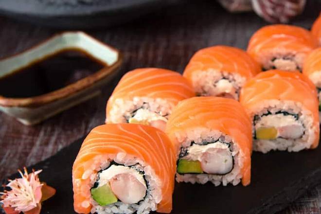 Order Salmon Roll food online from Taylor's Made Kitchen store, San Francisco on bringmethat.com