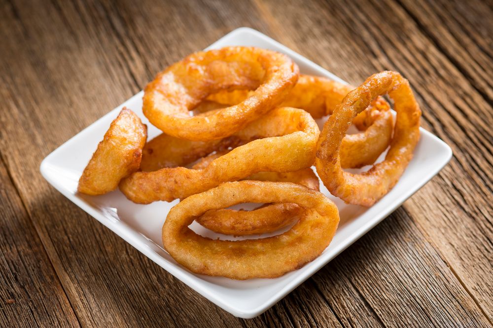 Order Onion Rings  food online from Rosati's Pizza store, Schaumburg on bringmethat.com