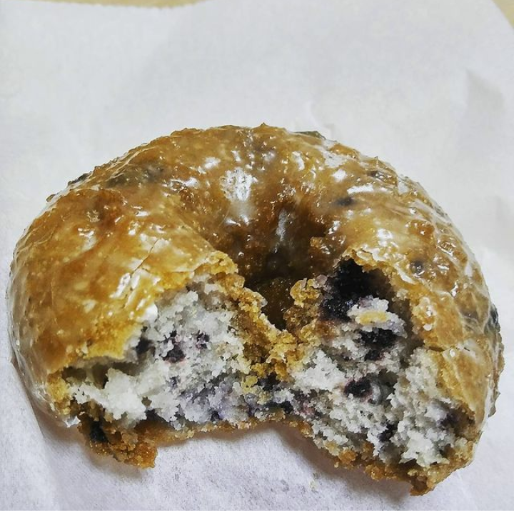 Order Blueberry Donut food online from Golden Donuts store, National City on bringmethat.com