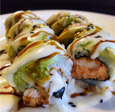 Order Green Dragon food online from Iron Fish Sushi & Grill store, Pflugerville on bringmethat.com