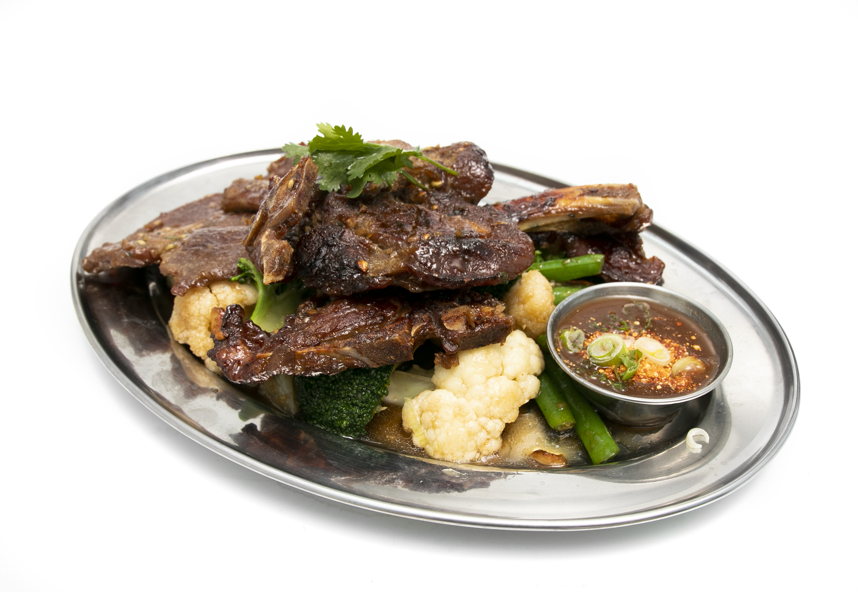 Order Pork Chop (Thai Style) food online from SUROSS Thai Bistro store, New York on bringmethat.com