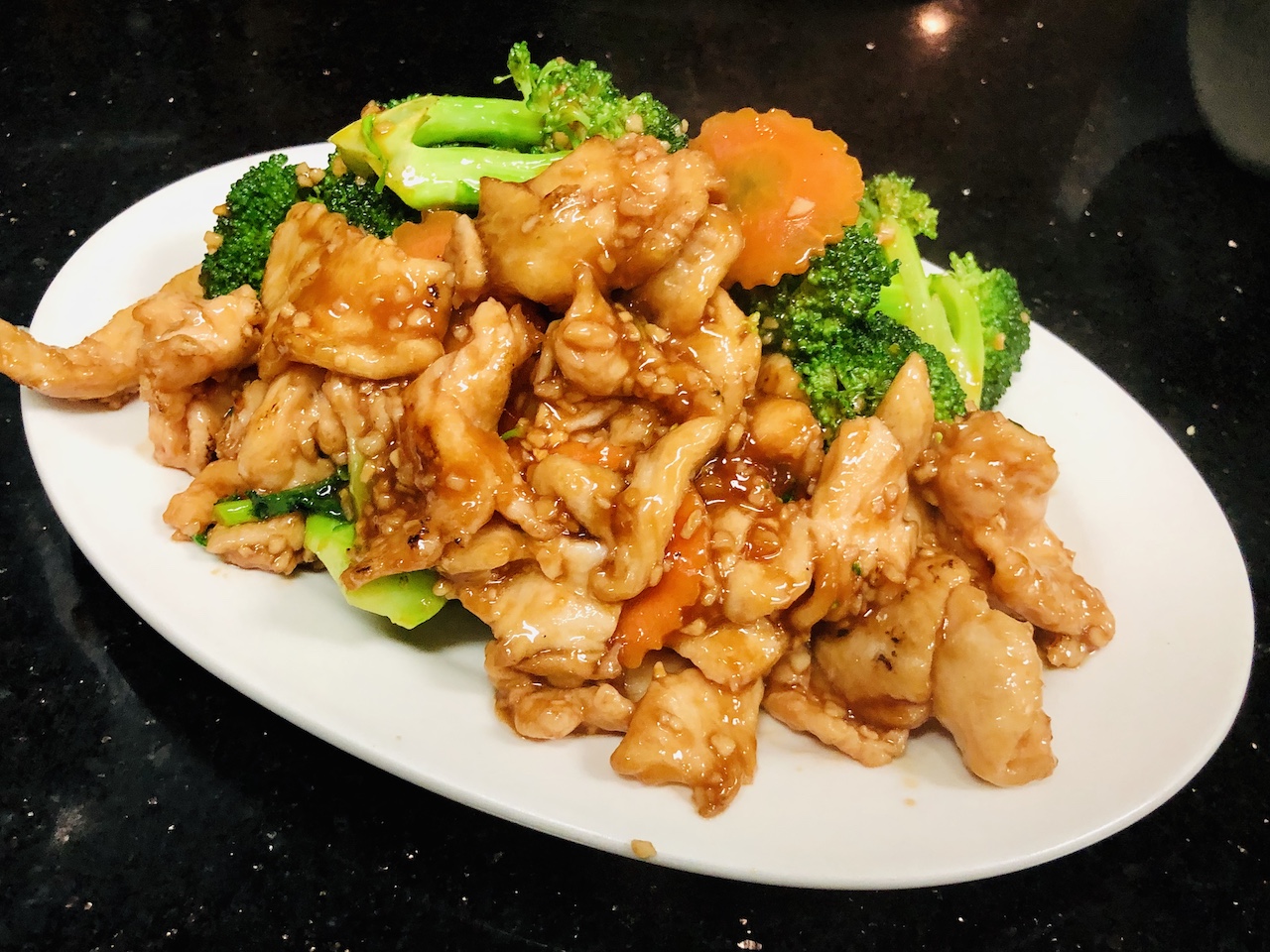 Order Chicken with Broccoli/ 芥蓝鸡 food online from Chef Tang store, Vista on bringmethat.com