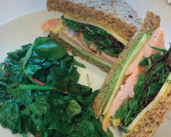 Order Turkey Sandwich food online from Lucky Bakehouse Café store, Boulder on bringmethat.com