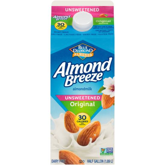Order Almond Breeze Unsweetened Original Almond Milk, 64 OZ food online from CVS store, ORO VALLEY on bringmethat.com