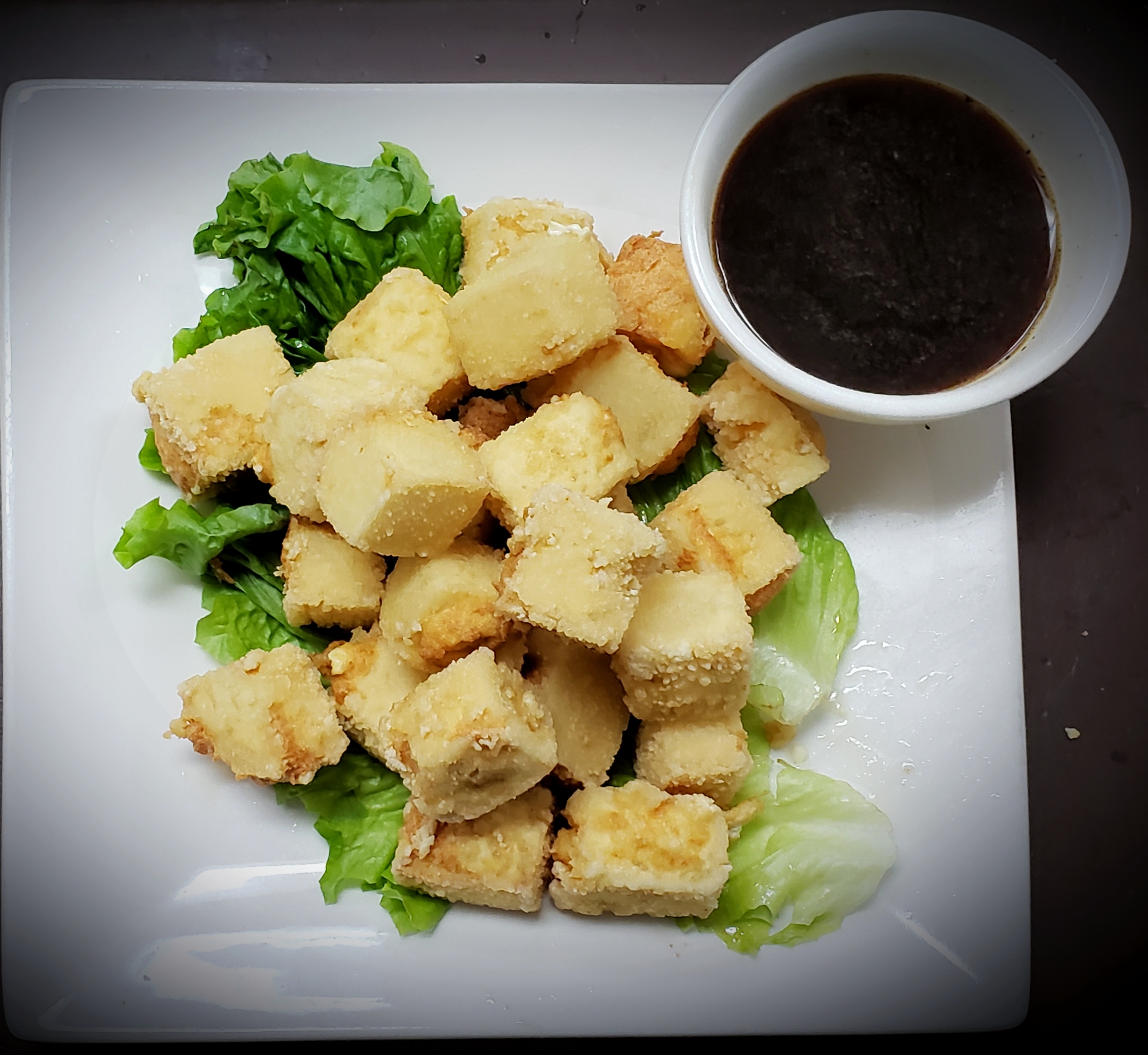 Order 511. Fried Tofu food online from Thien Hoang Restaurant store, Portland on bringmethat.com