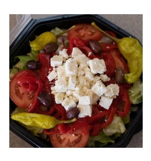 Order Greek Salad food online from Picciotti's Pizza store, Henrico on bringmethat.com