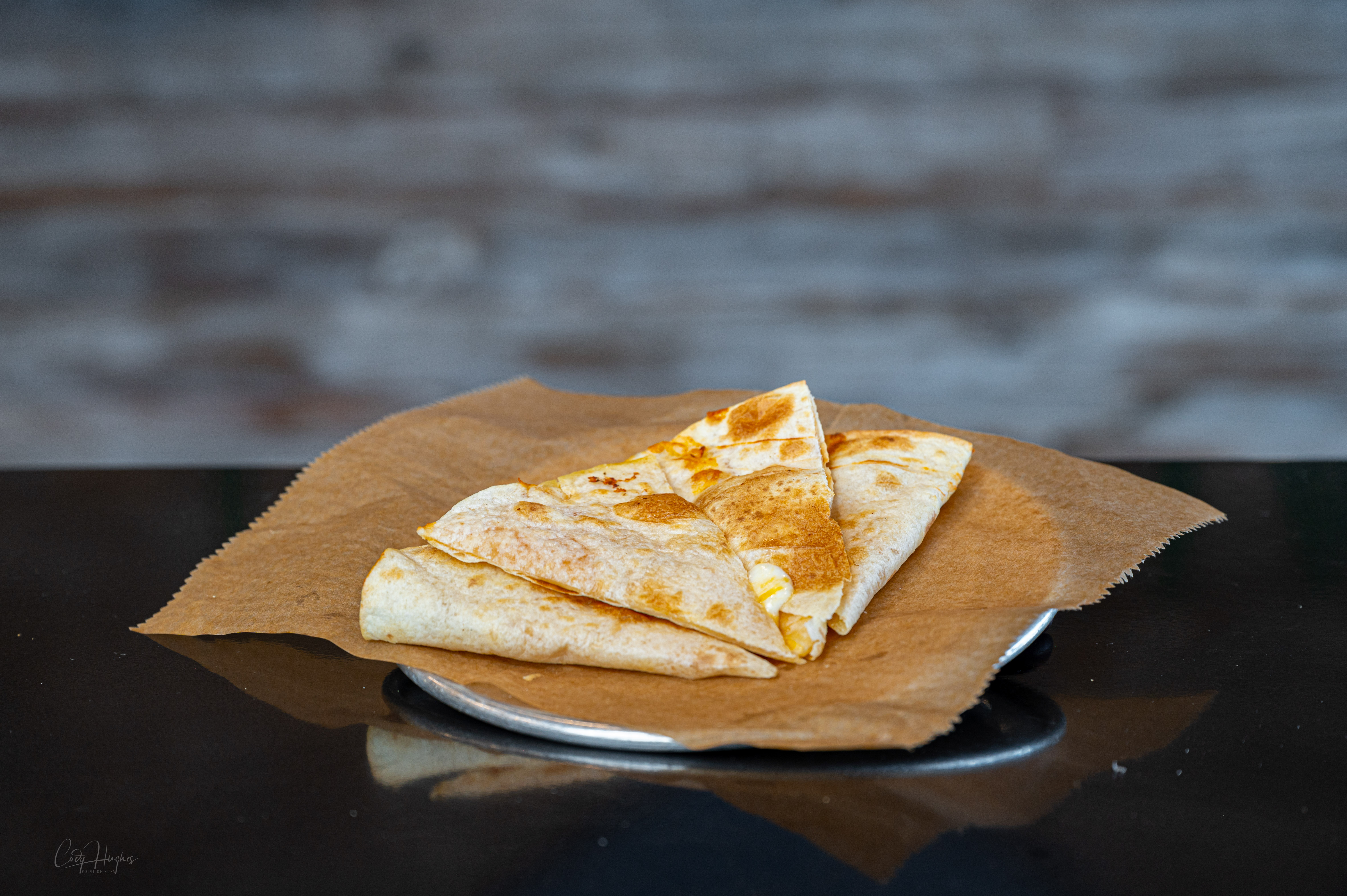 Order Lil' Cheese Quesadilla food online from Juiceria Smoothie Bar and Cafe store, Goose Creek on bringmethat.com