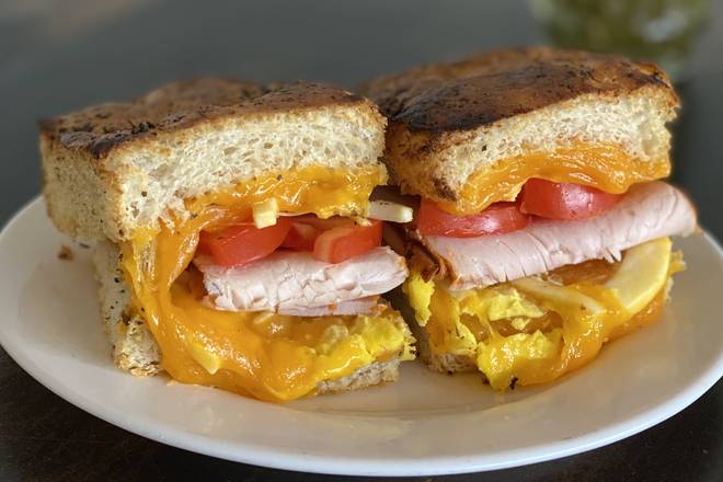 Order Turkey Egg Cheese food online from Outer Bean Cafe store, Kitty Hawk on bringmethat.com