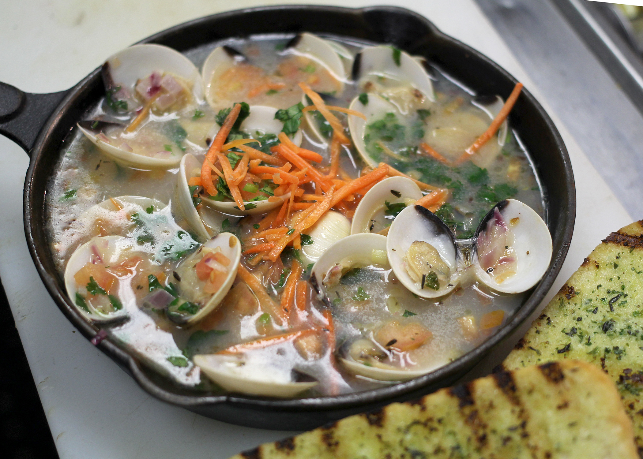 Order Steamed Baby Clams food online from Bluesalt Fish Grill store, Redondo Beach on bringmethat.com