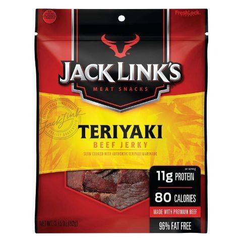 Order Jack Links Teriyaki Jerky 3.25oz food online from 7-Eleven store, Lakewood on bringmethat.com