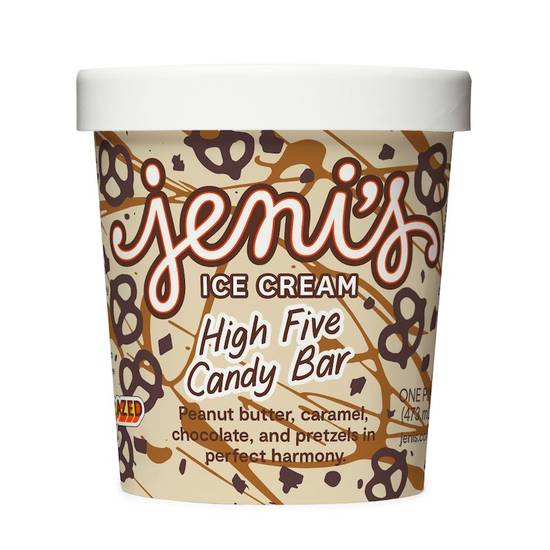 Order High Five Candy Bar Pint food online from Jeni's Splendid Ice Creams store, Chicago on bringmethat.com