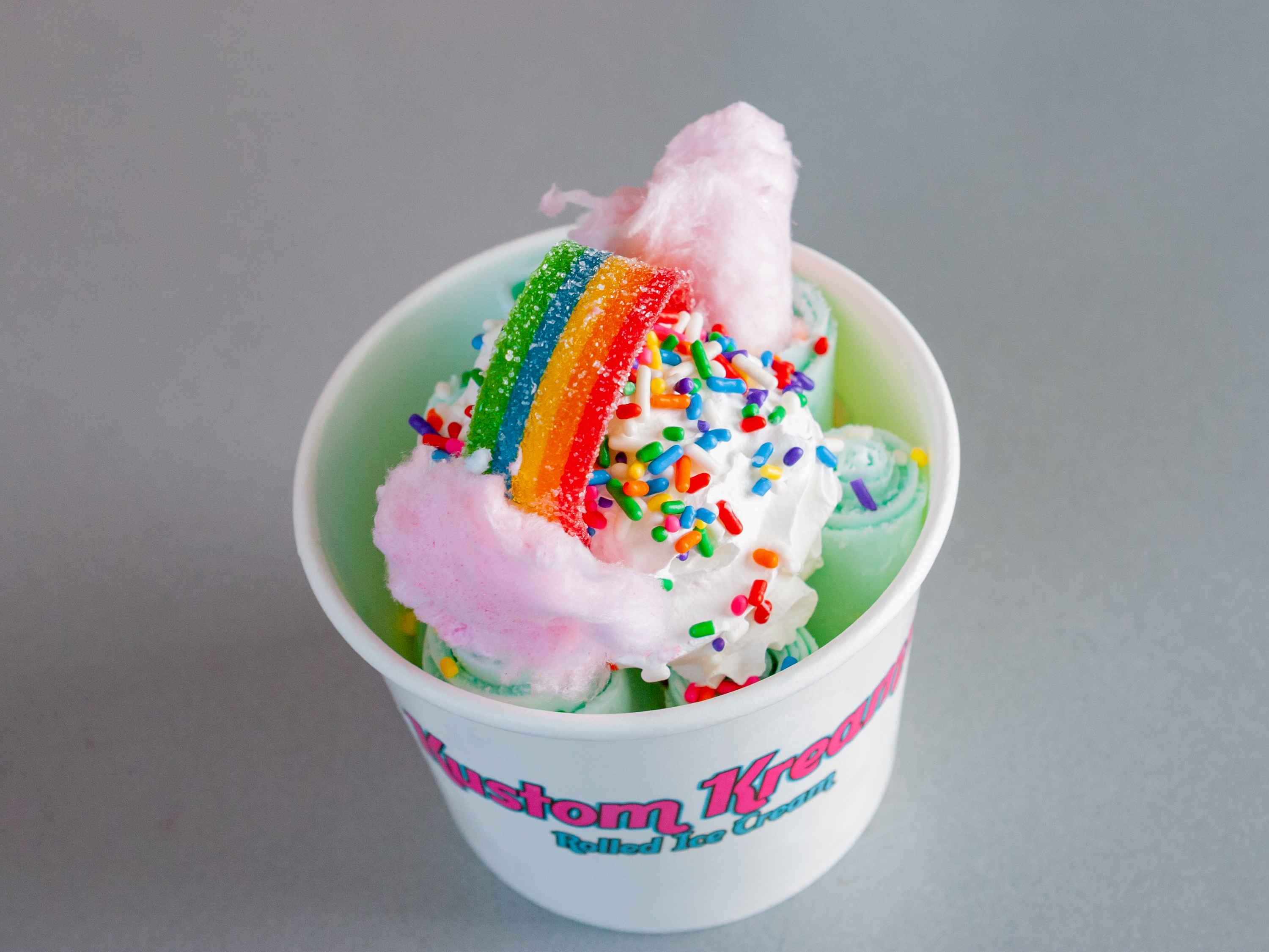 Order Cotton Candy food online from Kustom Kreams Rolled Ice Cream store, Huntington on bringmethat.com