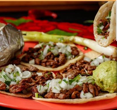 Order Soft Asada Tacos food online from Cocina Mexican Express store, Las Cruces on bringmethat.com