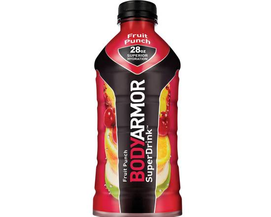 Order Body Armor /28 oz superior hydration -Fruit Punch  food online from Abc Discount Store store, San Diego on bringmethat.com