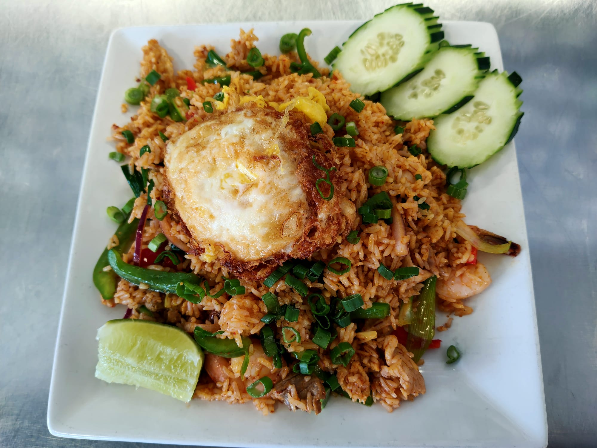 Order Mee Mee Toast Fried Rice food online from Mee Mee"S Authentic Thai Cuisine store, Temple on bringmethat.com