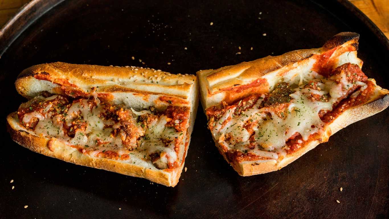 Order Meatball Parmesan Grinder food online from Township Line Pizza store, Drexel Hill on bringmethat.com