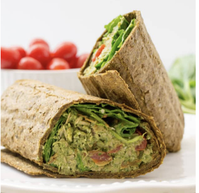 Order Pesto Wrap food online from Mediterranean Grill And Bar store, New York on bringmethat.com
