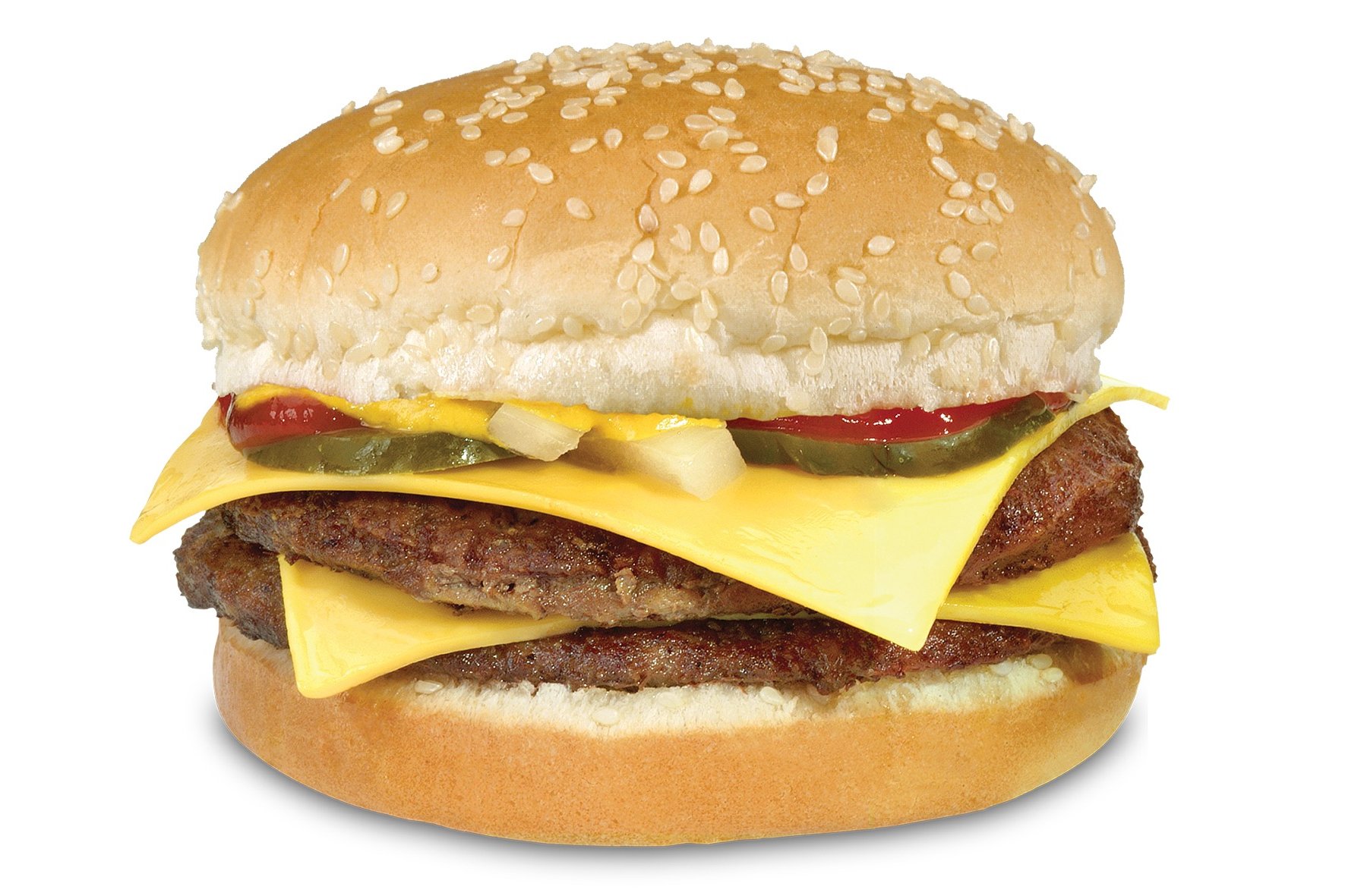 Order Combo 11. Double Cheeseburger food online from Amigos/Kings Classic store, La Vista on bringmethat.com
