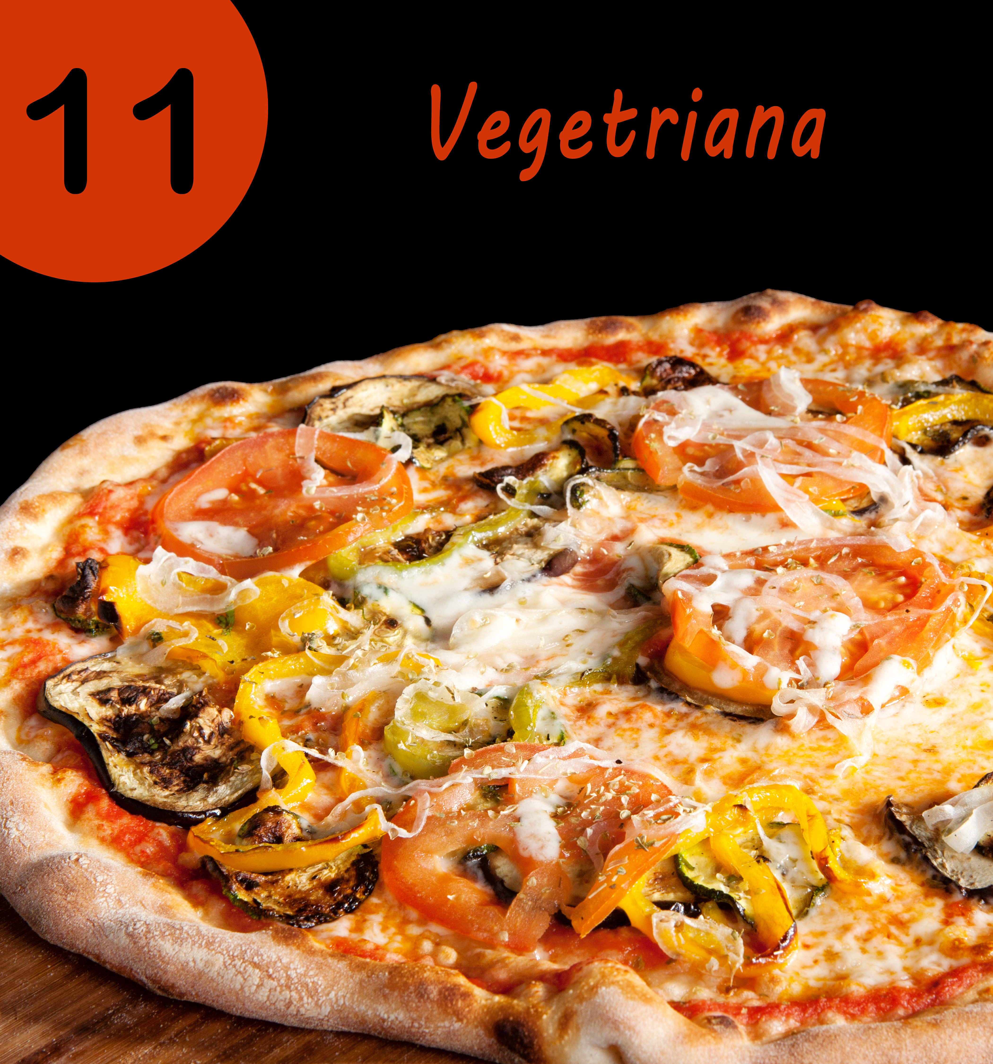 Order 11. Vegetariana food online from Zaza Wood-Fired Pizza - Toledo store, Toledo on bringmethat.com