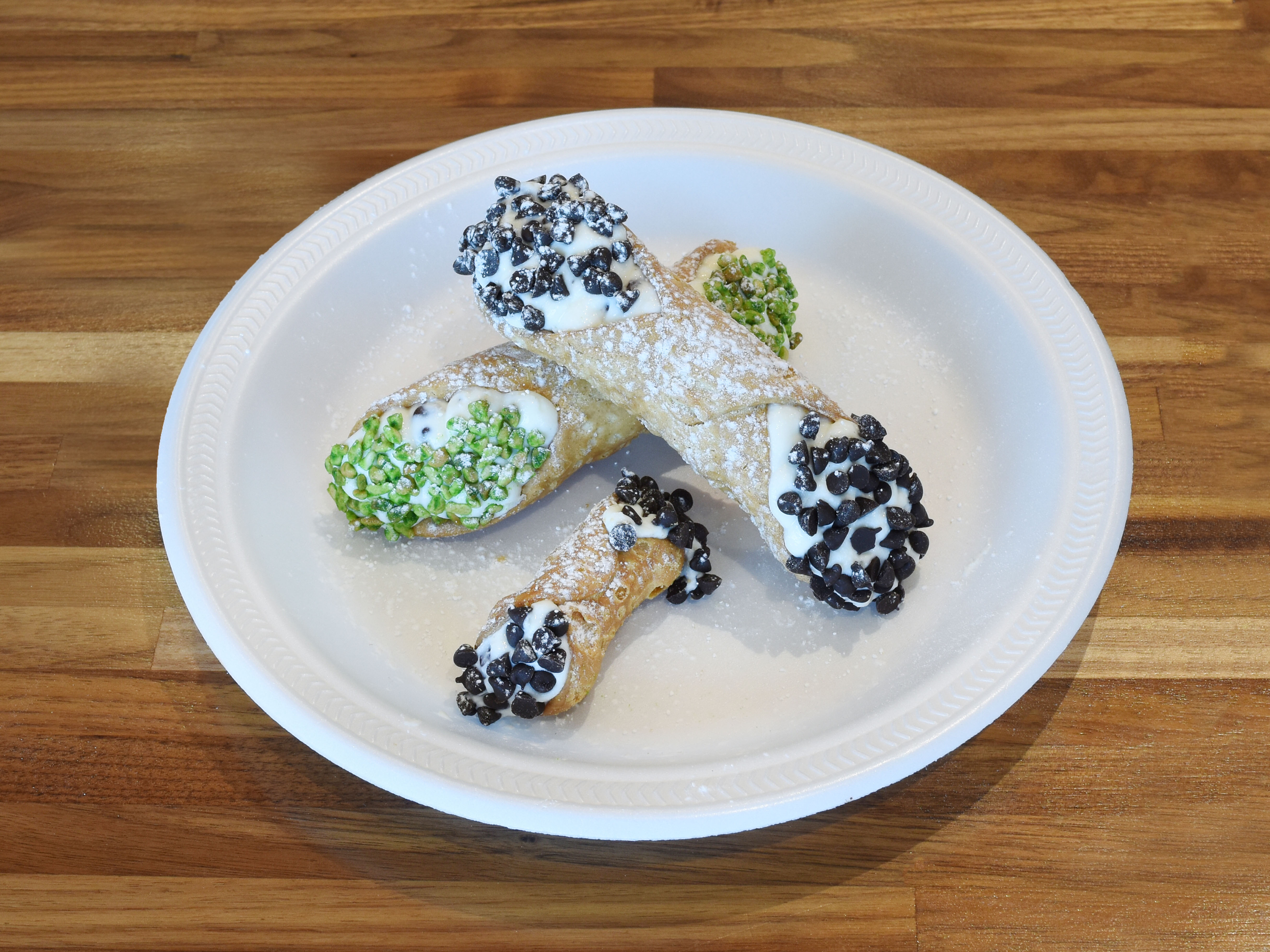 Order Chopped Nut Cannoli food online from Nonna's Pizza store, Oak Lawn on bringmethat.com