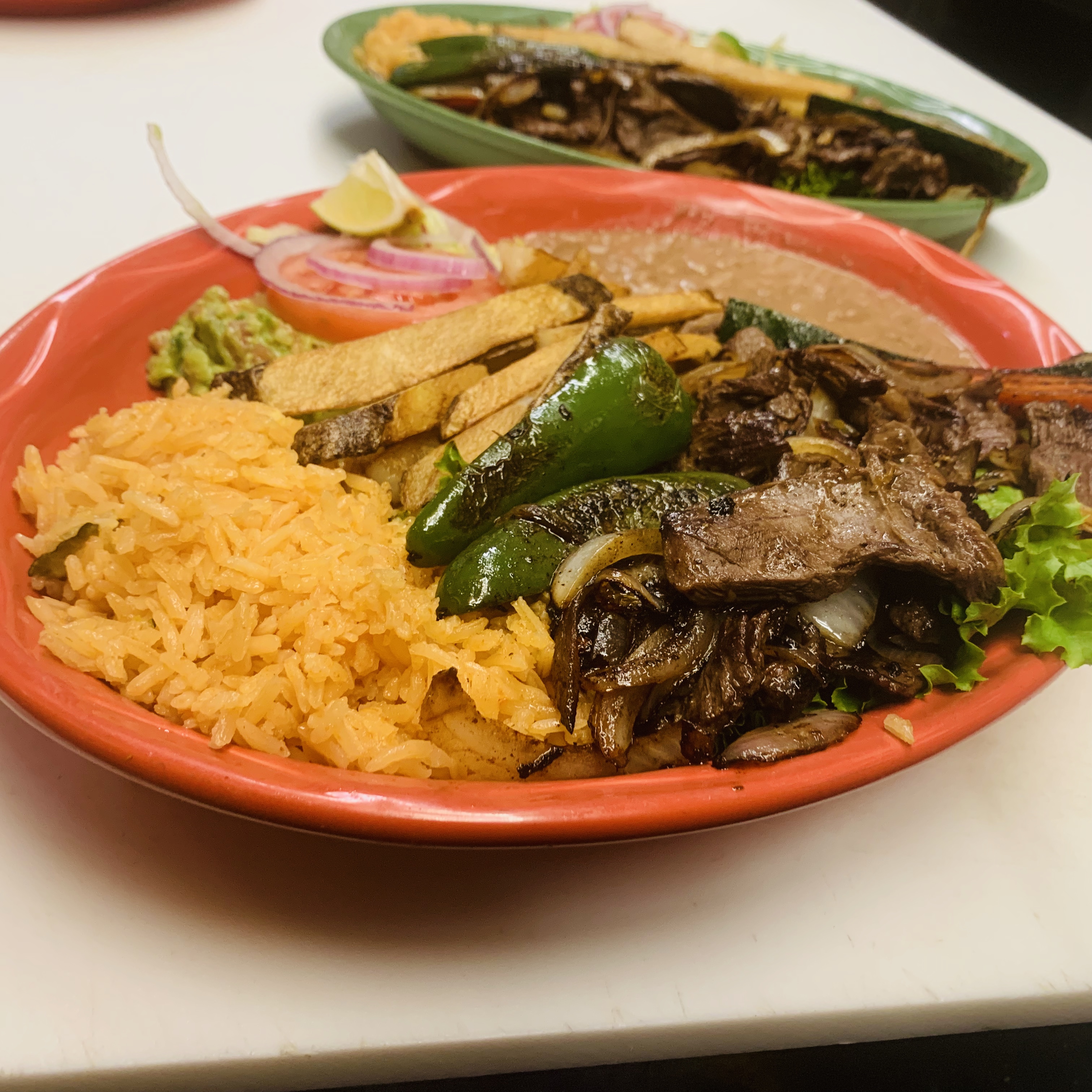 Order Carne Asada Plate food online from El Michoacano store, Gilroy on bringmethat.com