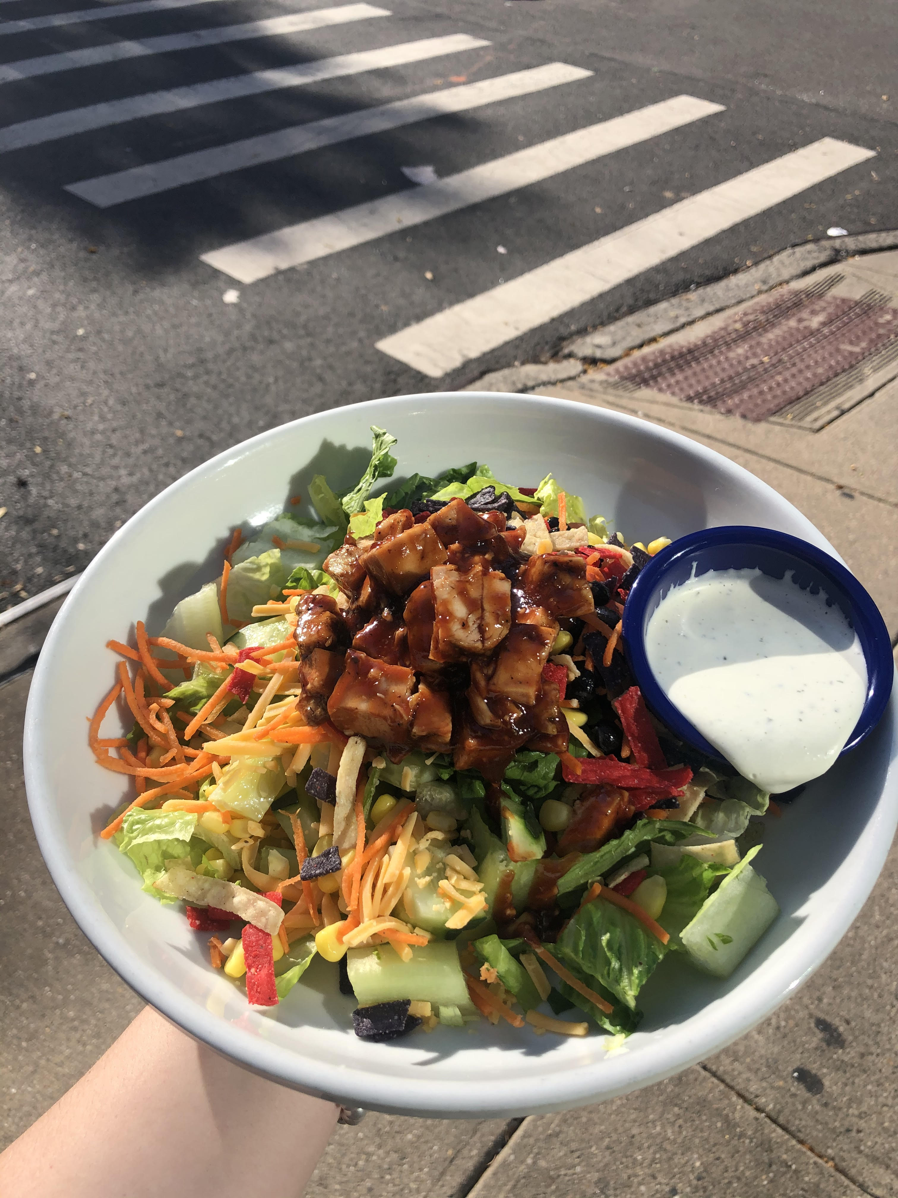 Order BBQ Chicken Salad food online from Ej's luncheonette store, New York on bringmethat.com