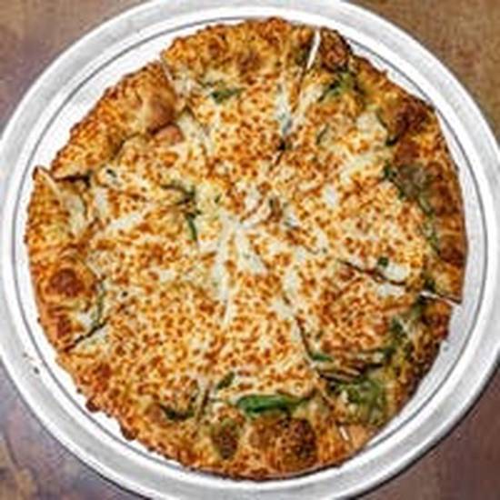 Order Spinach Chicken Feta Pizza food online from Fat Belly Pizza store, Stratmoor on bringmethat.com