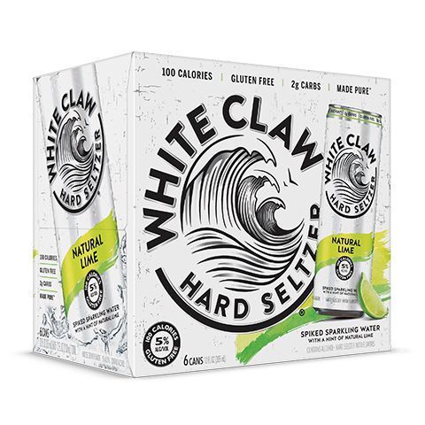 Order White Claw Natural Lime 6 Pack 12oz Can food online from 7-Eleven store, New York on bringmethat.com