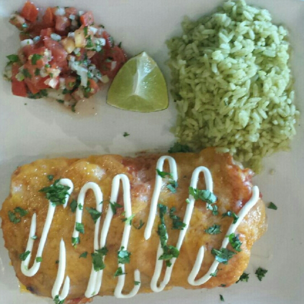 Order Salsa Style Chimichanga food online from Salsa Street Mexican Restaurant store, Mount Prospect on bringmethat.com