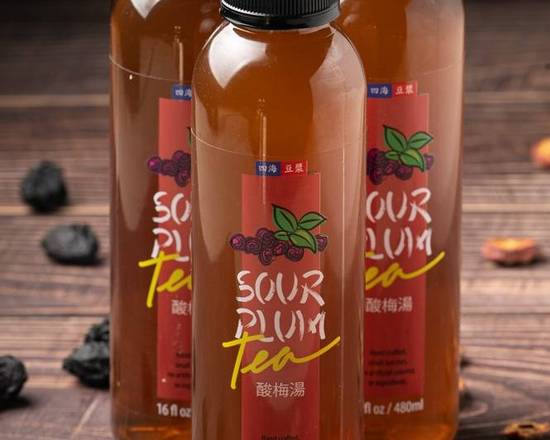 Order 17. Cold Plum and Herbs Juice 冰酸梅湯 food online from Four Sea store, Hacienda Heights on bringmethat.com