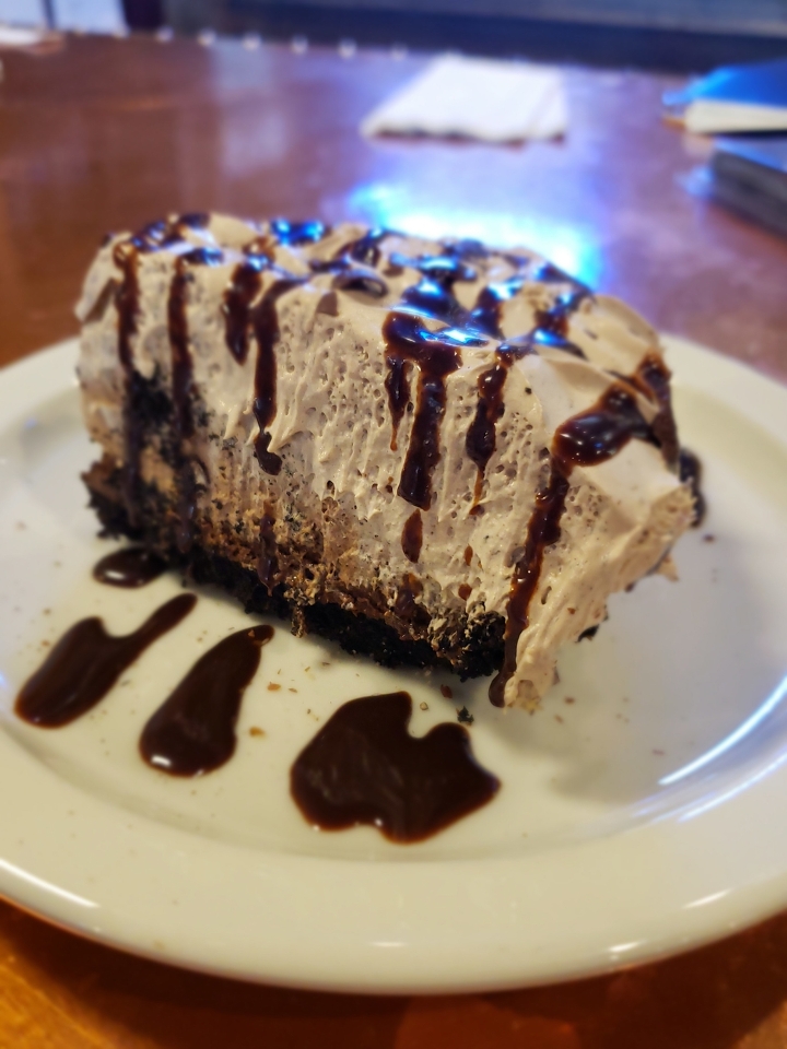 Order Chocolate Cream Pie food online from Big Daddy Bbq store, Meridian on bringmethat.com